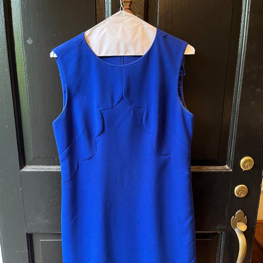 "Eliza J" Size 10 Lined Royal Blue Dress
